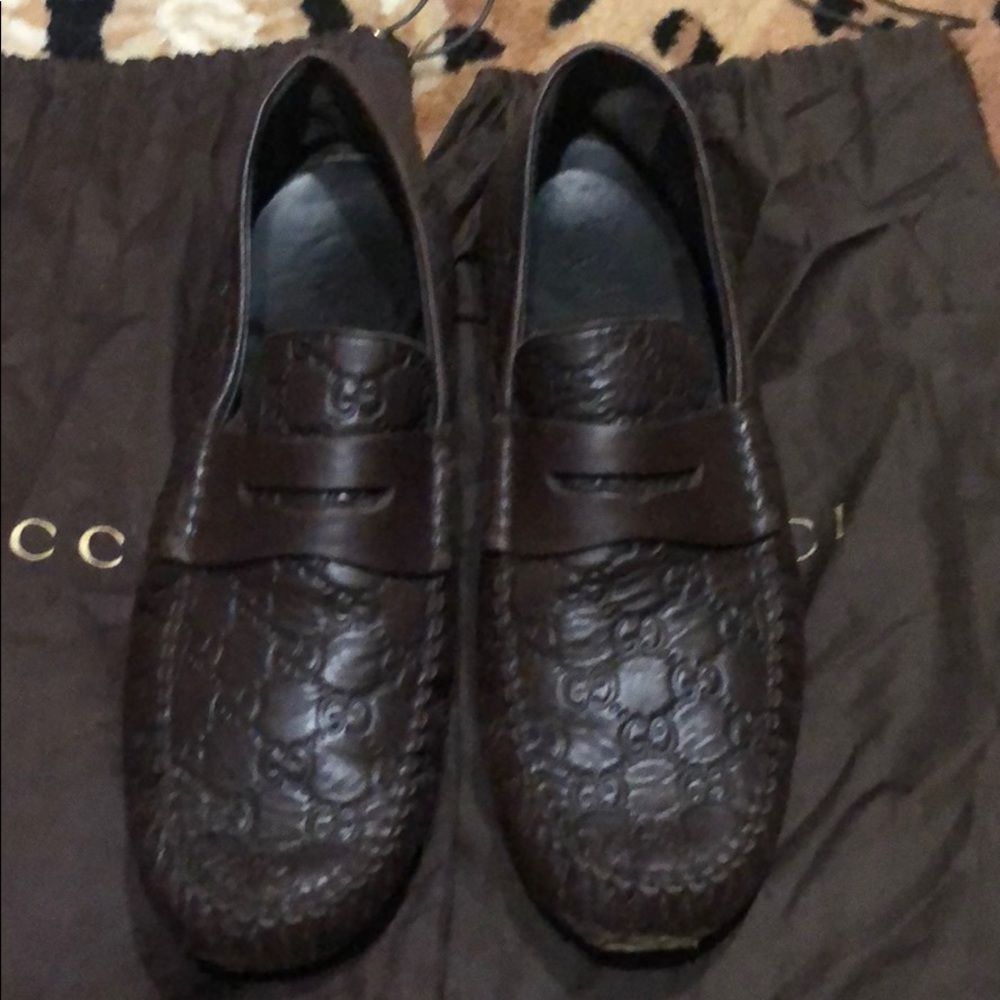 Men’s authentic Gucci loafers size 12